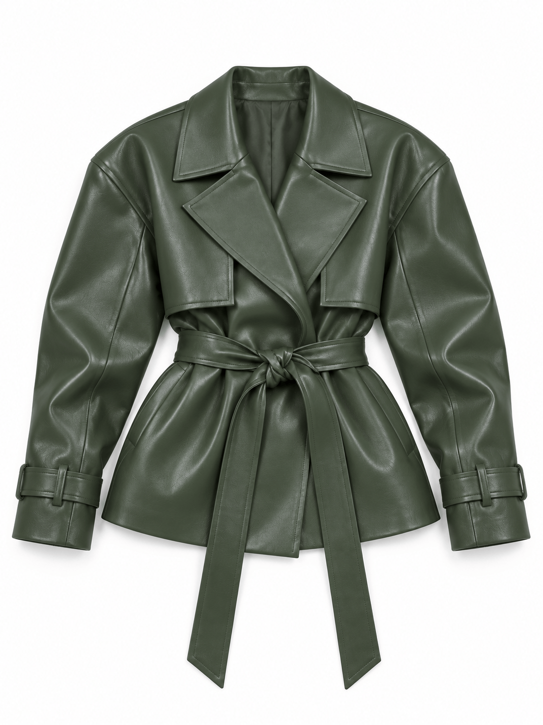 La Jolie Veste Pauline - Veste en Cuir Ample