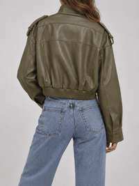 La Jolie Veste Perrine - Veste Courte en Similicuir