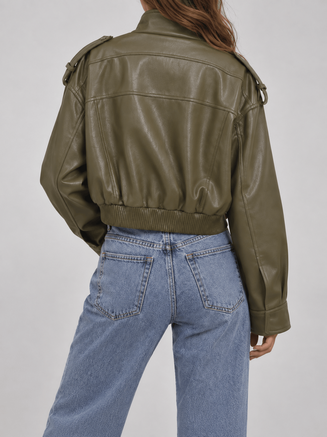 La Jolie Veste Perrine - Veste Courte en Similicuir