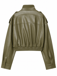 La Jolie Veste Perrine - Veste Courte en Similicuir