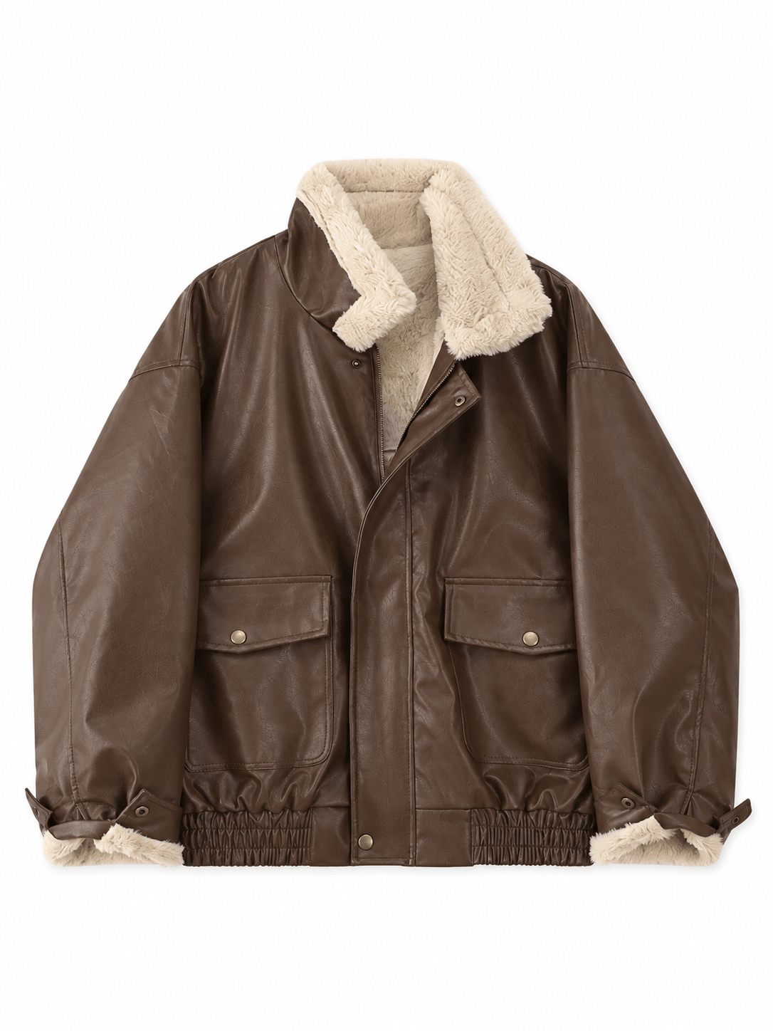 La Jolie Veste Sacha - Veste en Cuir et Fourrure