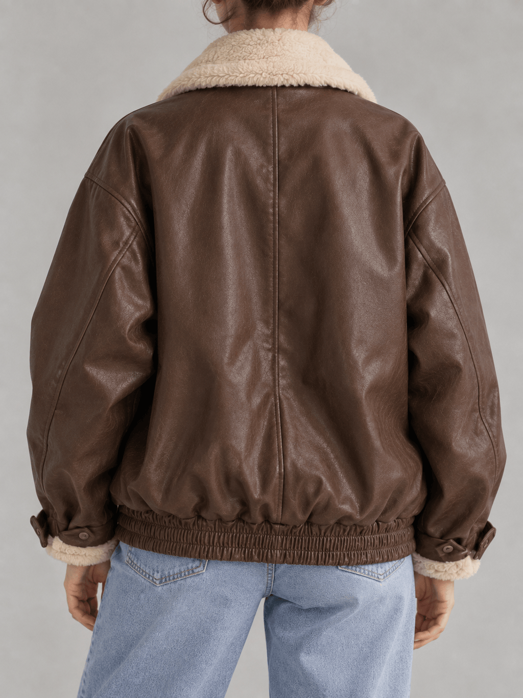 La Jolie Veste Sacha - Veste en Cuir et Fourrure
