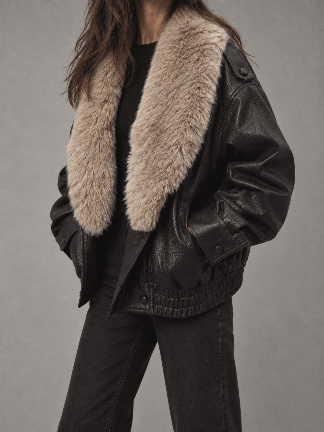La Jolie Veste Sarah - Veste Similicuir Femme