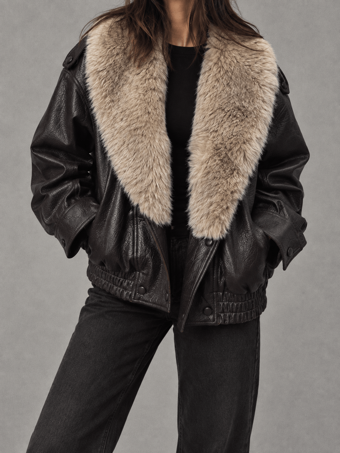 La Jolie Veste Sarah - Veste Similicuir Femme