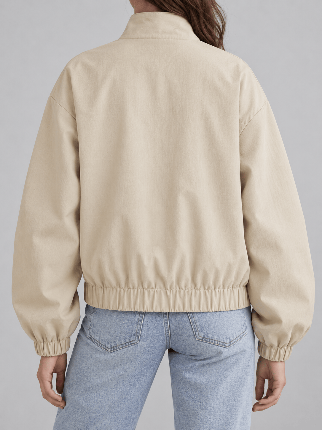 La Jolie Veste Sofia - Veste Courte Femme Col Montant