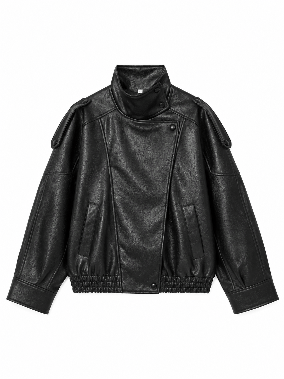 La Jolie Veste Veste En Similicuir Oversize