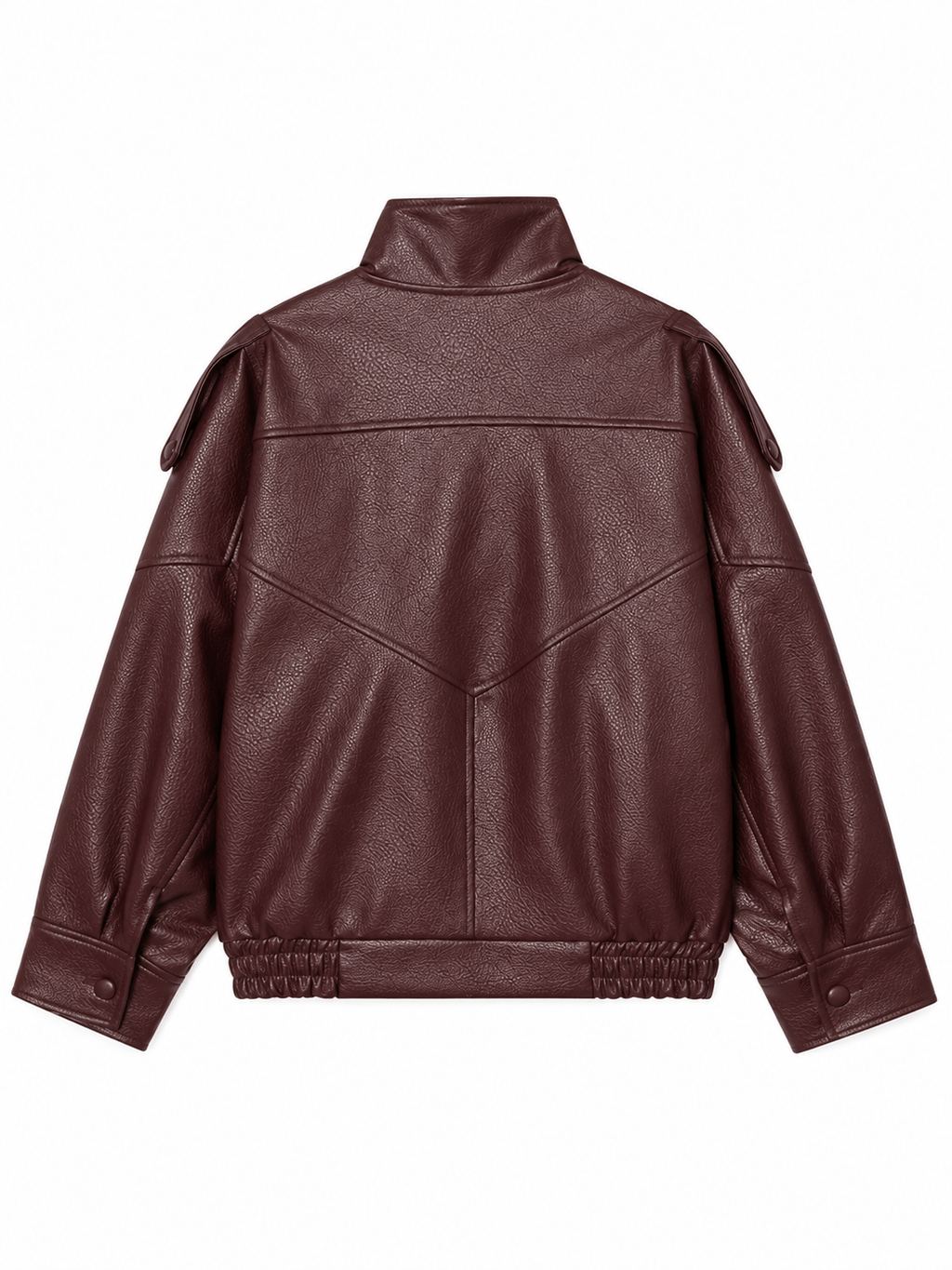 La Jolie Veste Veste En Similicuir Oversize