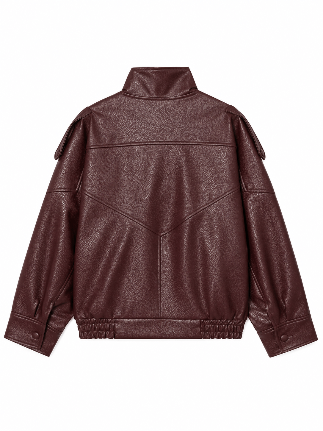 La Jolie Veste Veste En Similicuir Oversize