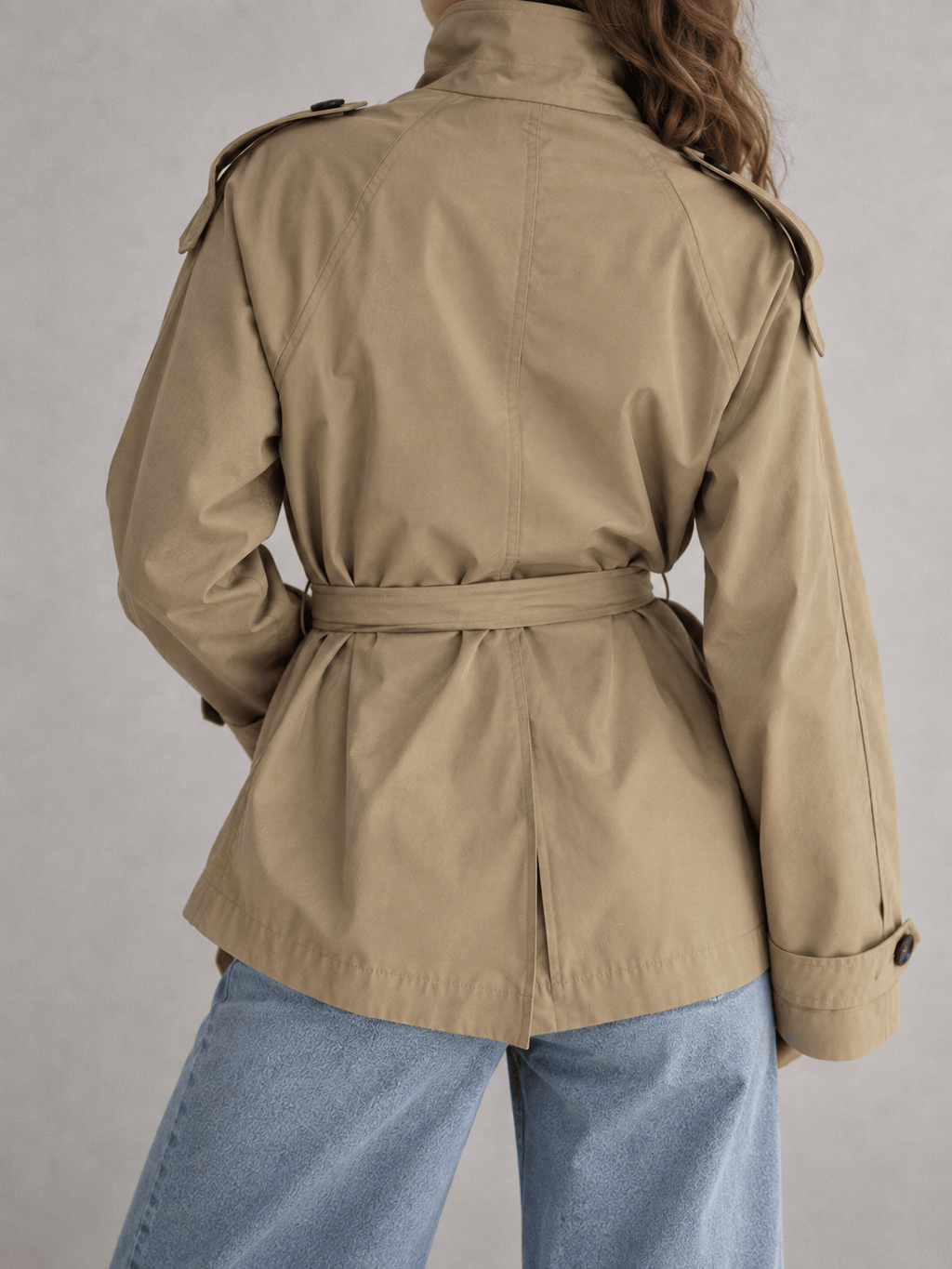 La Jolie Veste Victoire - Veste Trench Courte Ceinturée