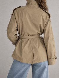 La Jolie Veste Victoire - Veste Trench Courte Ceinturée