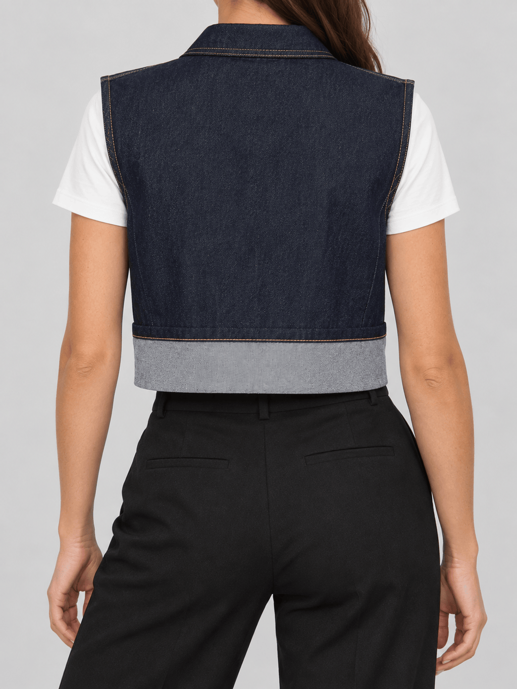 La Jolie Veste Zélia - Veste en Jeans Courte Manche