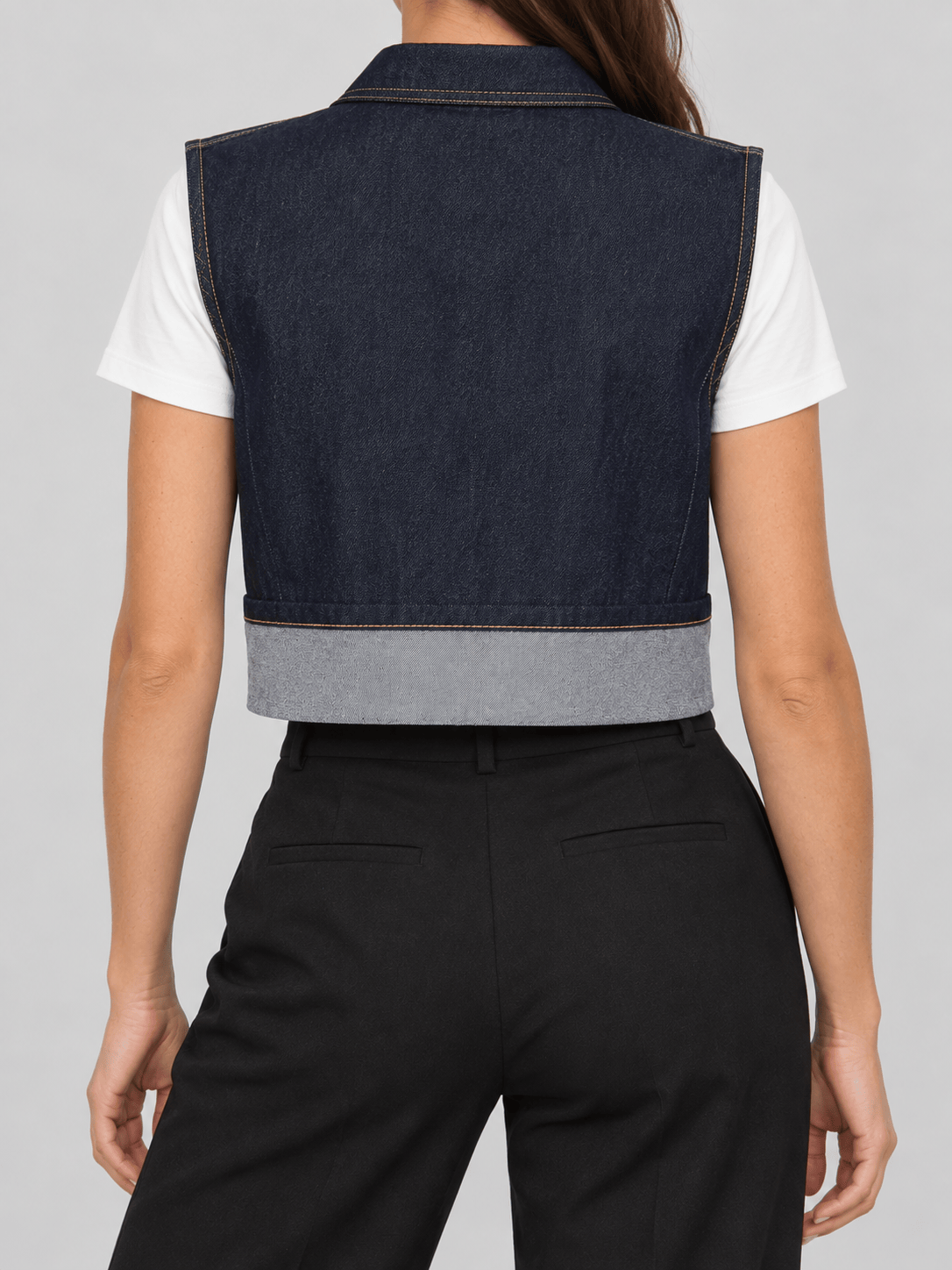 La Jolie Veste Zélia - Veste en Jeans Courte Manche