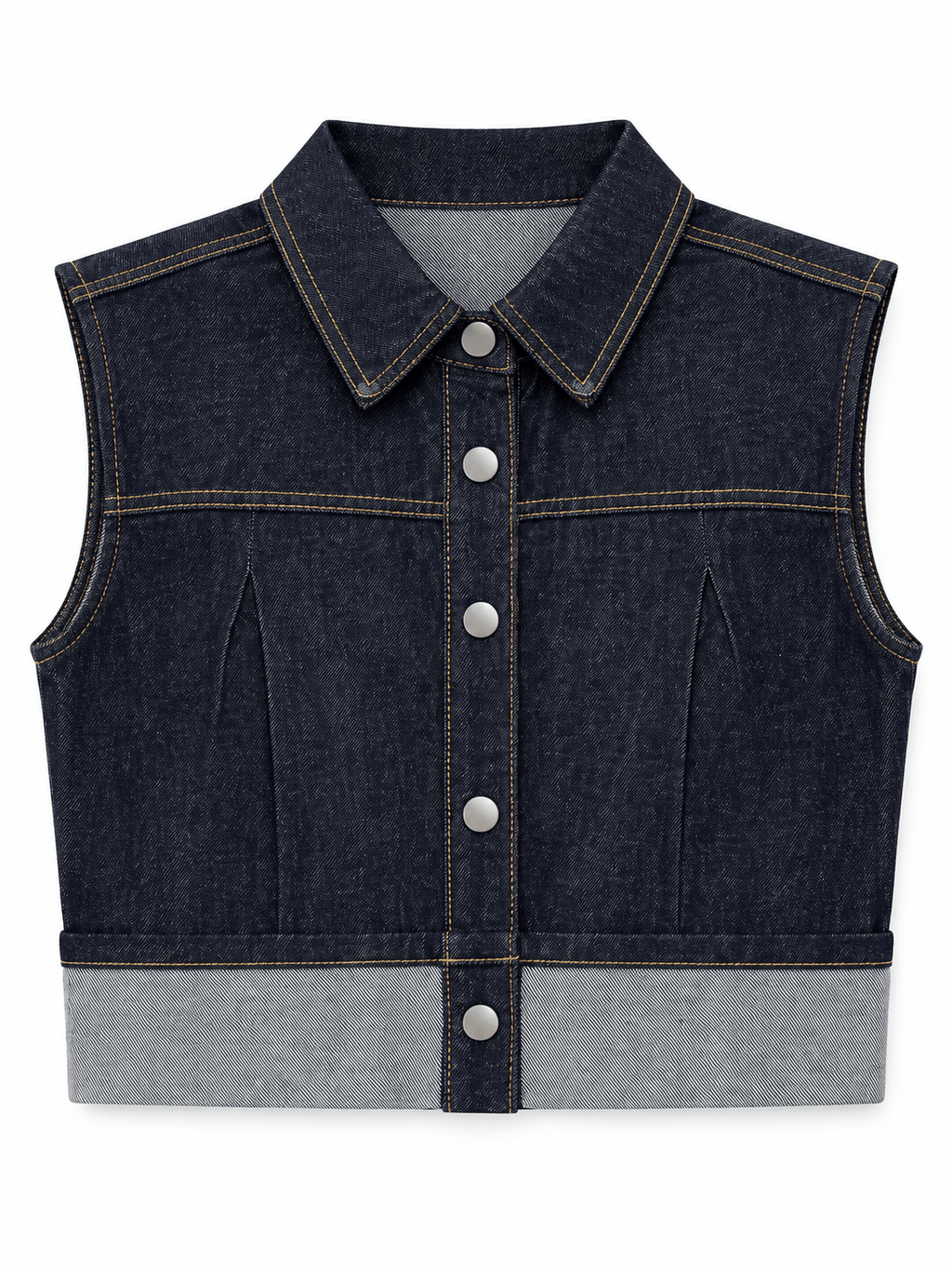 La Jolie Veste Zélia - Veste en Jeans Courte Manche