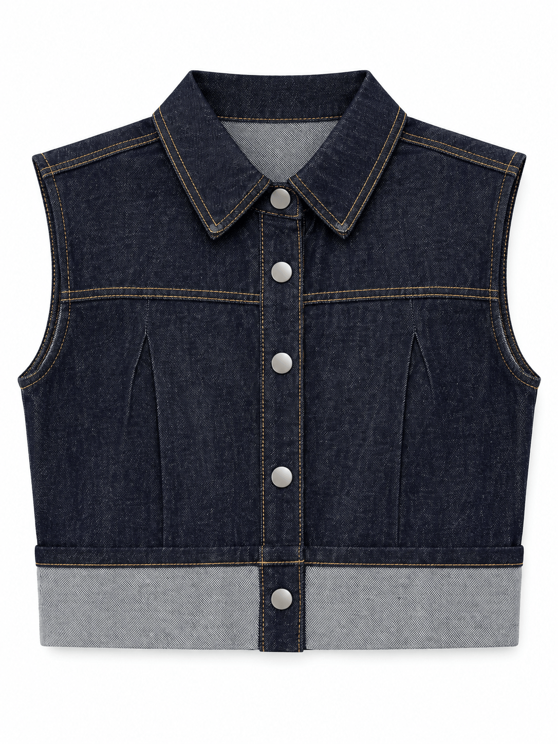 La Jolie Veste Zélia - Veste en Jeans Courte Manche