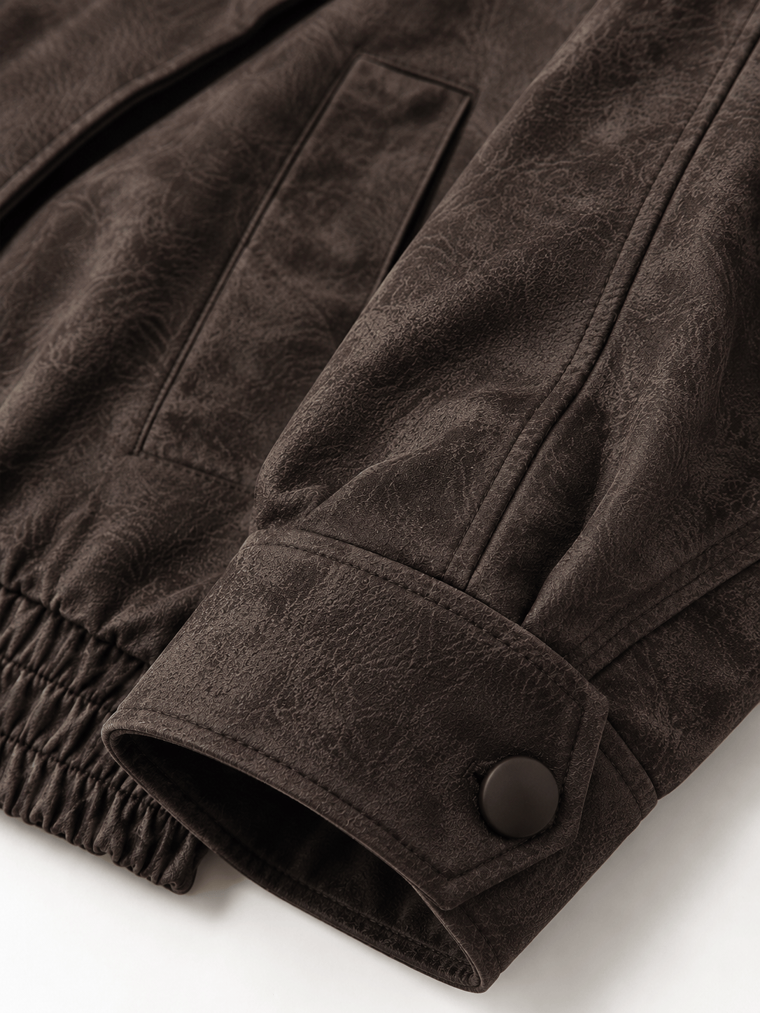 La Jolie Veste Zélie - Veste En Cuir Overzise