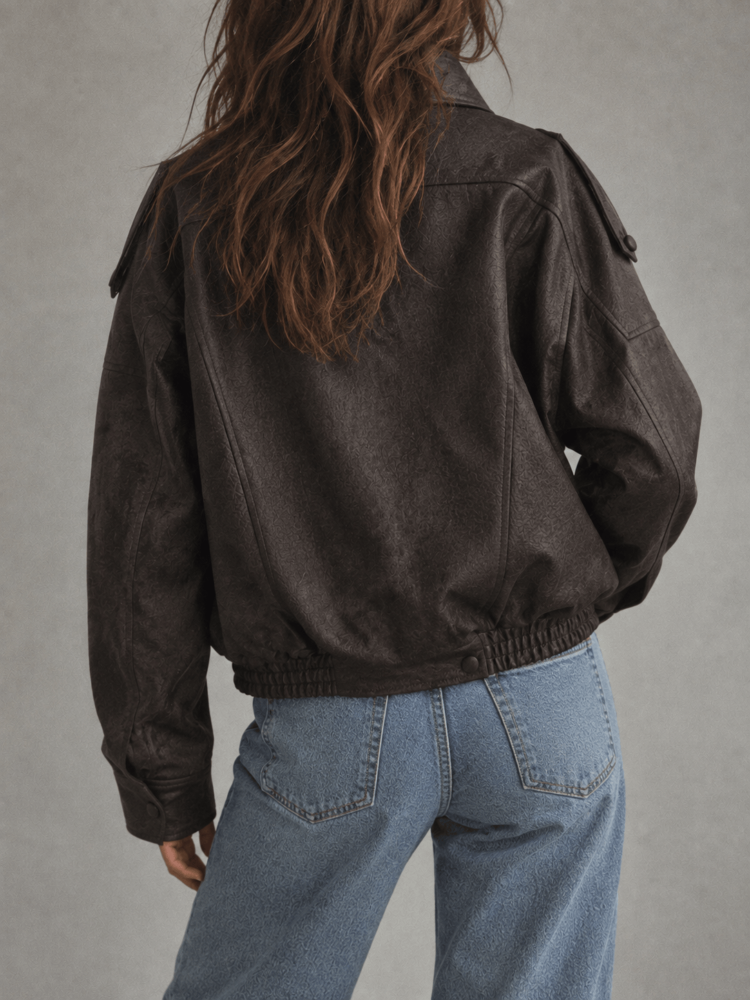 La Jolie Veste Zélie - Veste En Cuir Overzise
